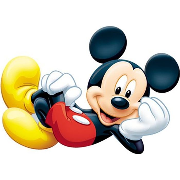 MICKEY Tapis découpé 50x80cm