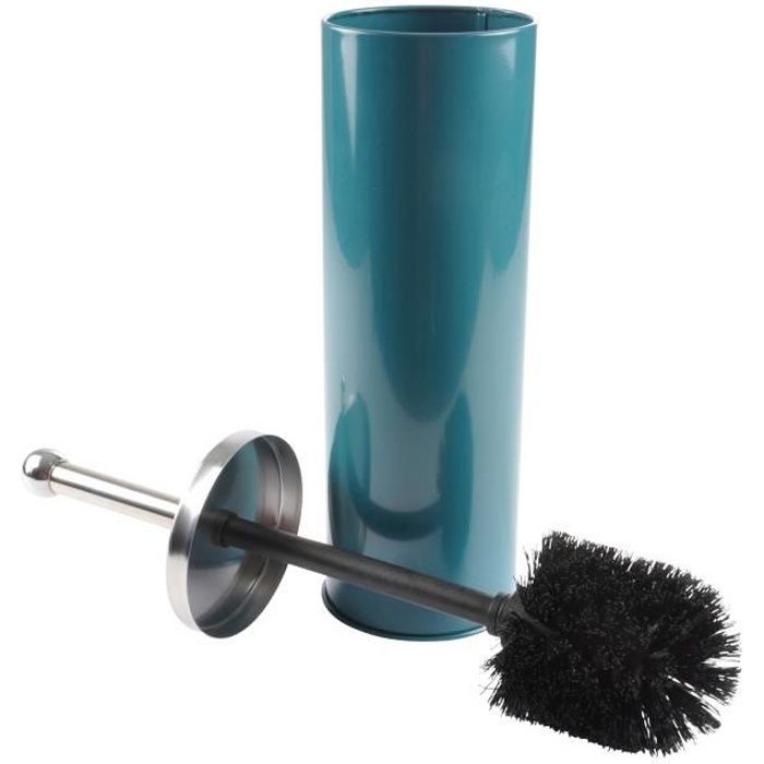 Brosse WC Vitamine - Métal - Bleu émeraude