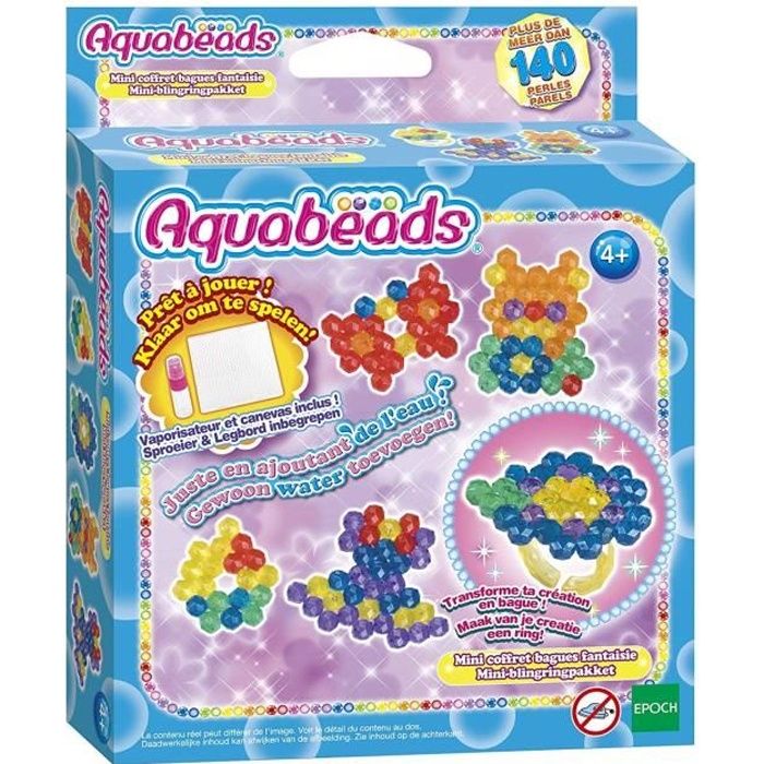 AQUABEADS - 31347 - Mini coffret bagues fantaisies