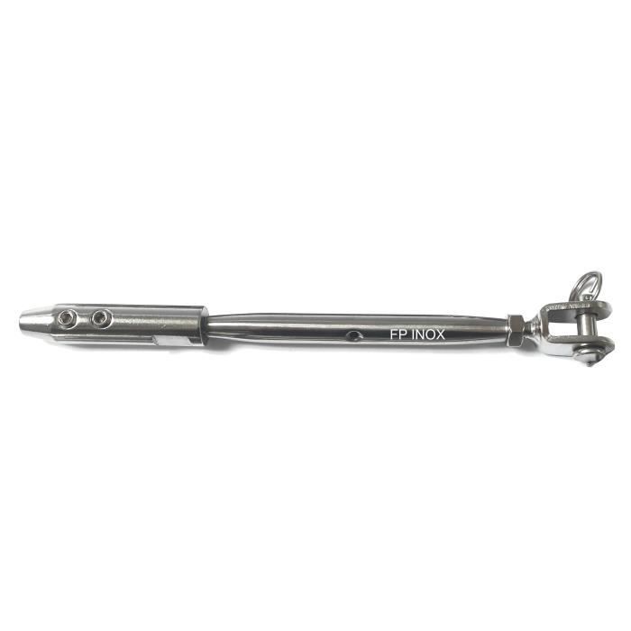 Ridoir Pour Câble de Ø3mm Avec Sertisage Manuel inox A4- 316 Garde Corps Tendeur