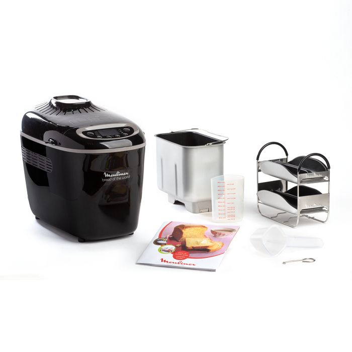 Moulinex OW611810 Machine à pain - Puissance 1600W - Capacité 1,5kg - 19 programmes - Noir