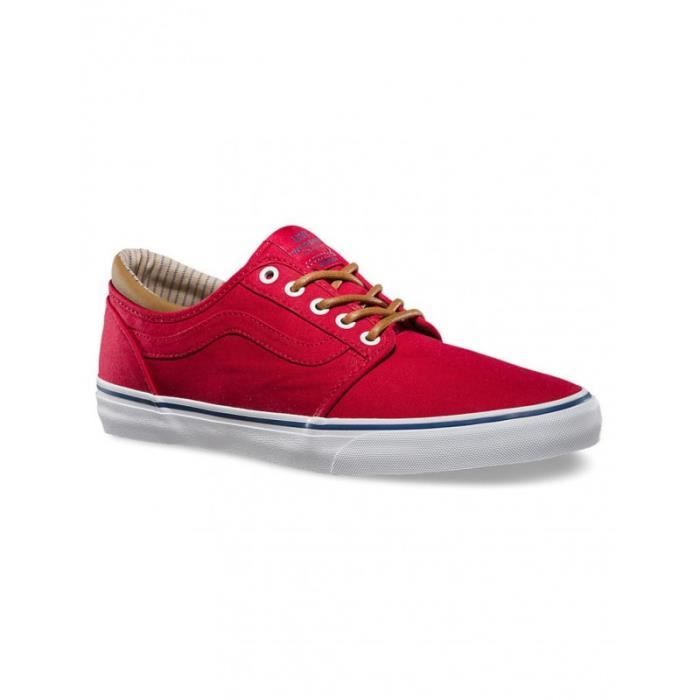 Chaussures Vans M Trig - Trim Red / White