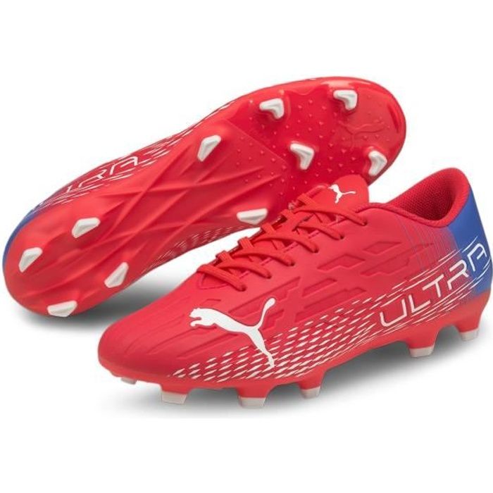 Chaussures de football Puma Ultra 4.3 FG/AG - rose flash/blanc/bleu roi - 41