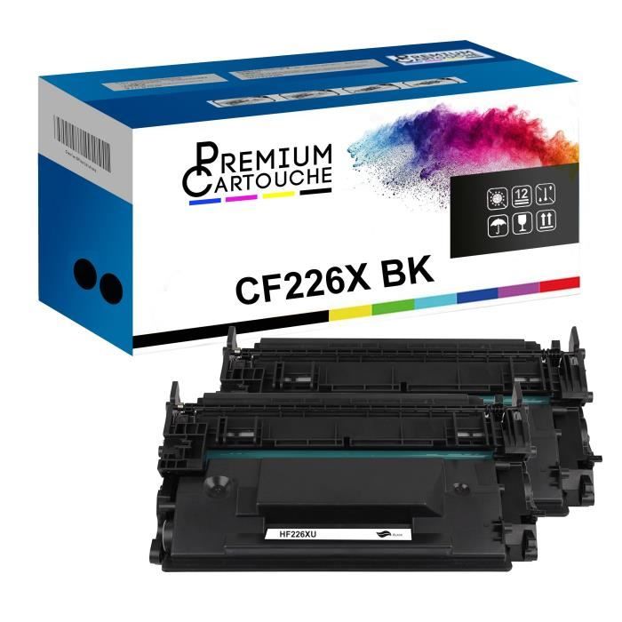 Toner CF226X 052H Noir x2 Compatible pour HP LaserJet Pro M 402 Series HP LaserJet Pro M 402 d HP LaserJet Pro M 402 dn HP LaserJet