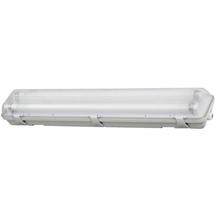 Réglette led étanche IP65 2x18W