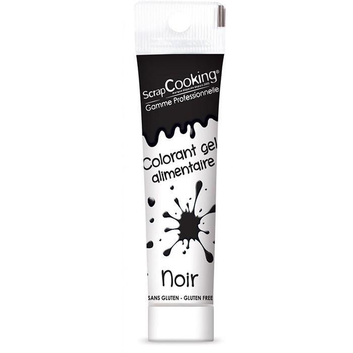 Colorant alimentaire gel - Noir - Scrapcooking