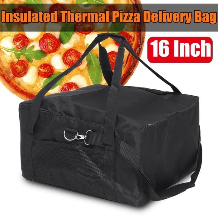 Sac isotherme de livraison de nourriture réutilisable grande pizza