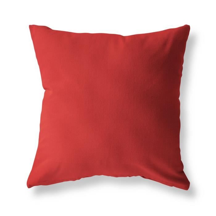 Coussin design XL Arthur - L. 60 x l. 60 cm - Rouge