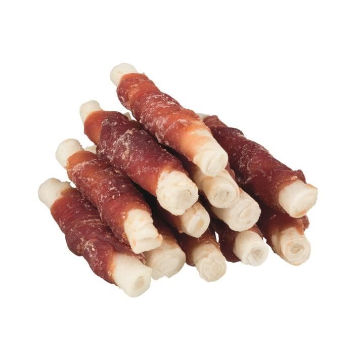 TRIXIE Rouleaux à mâcher Denta Fun au canard 6cm - 120g - Pour chien