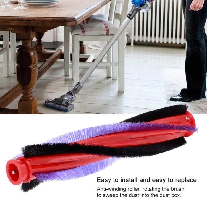 185mm Remplacement de Brosse Principale de Rouleau d'Aspirateur Adapté pour Dyson V6 DC62 SV03 SV073