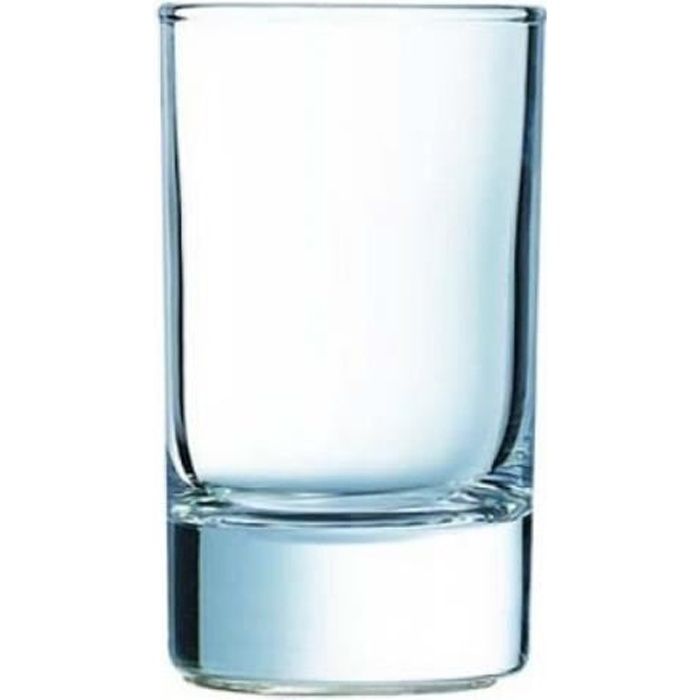 Lot de 24 chopes tubo en verre - 10 cl