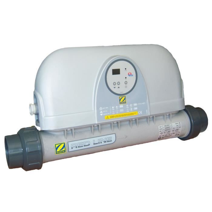 Réchauffeur de piscine électrique droit Red Line 12 ZODIAC