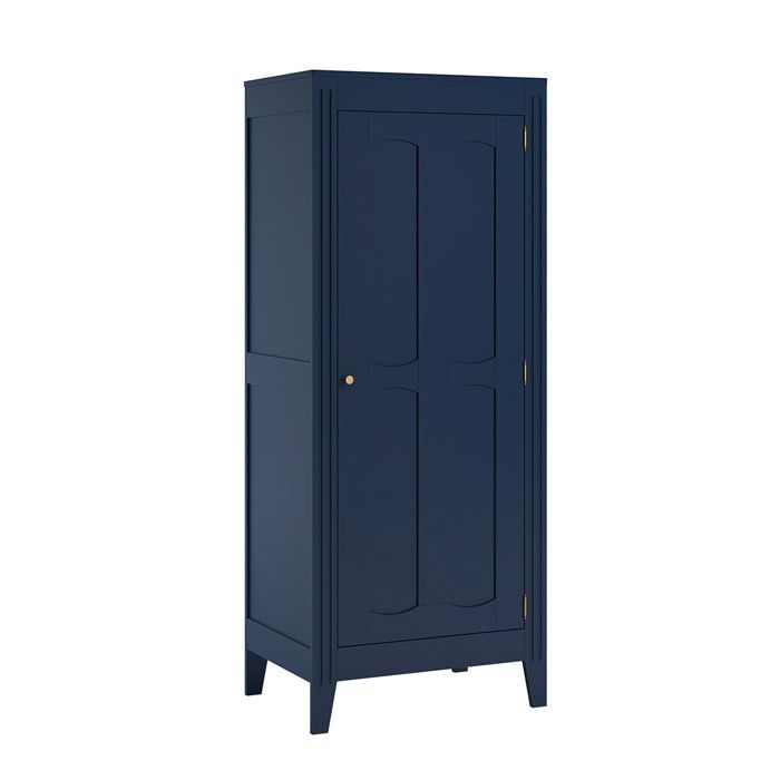 Armoire 1 porte Vox - 80 x 55 x 197cm - Bleu Armoire 1 porte Vox - 80 x 55 x 197cm - Bleu