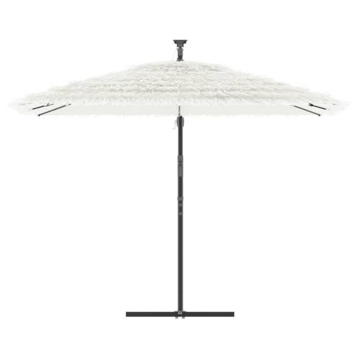 Parasol De Jardin Rétro ⌀ 150 Cm Mât En Bois Et Tissu Rose Et Blanc Mondello 67508460 Parasol De Jardin Rétro ⌀ 150 Cm Mât En Bois Et Tissu Rose Et Blanc Mondello 67508460