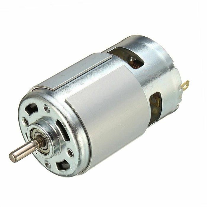 Moteur courant continu 775 DC 12V-36V 3500-9000Rpm roulement billes couple lev faible bruit Label