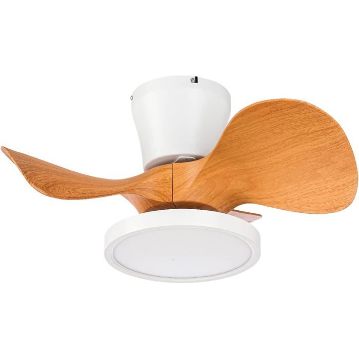 Ventilateur de Plafond Silencieux 559 cm avec LED Télécommande Idéal pour Chambre Cuisine Terrasse - Union Reisen