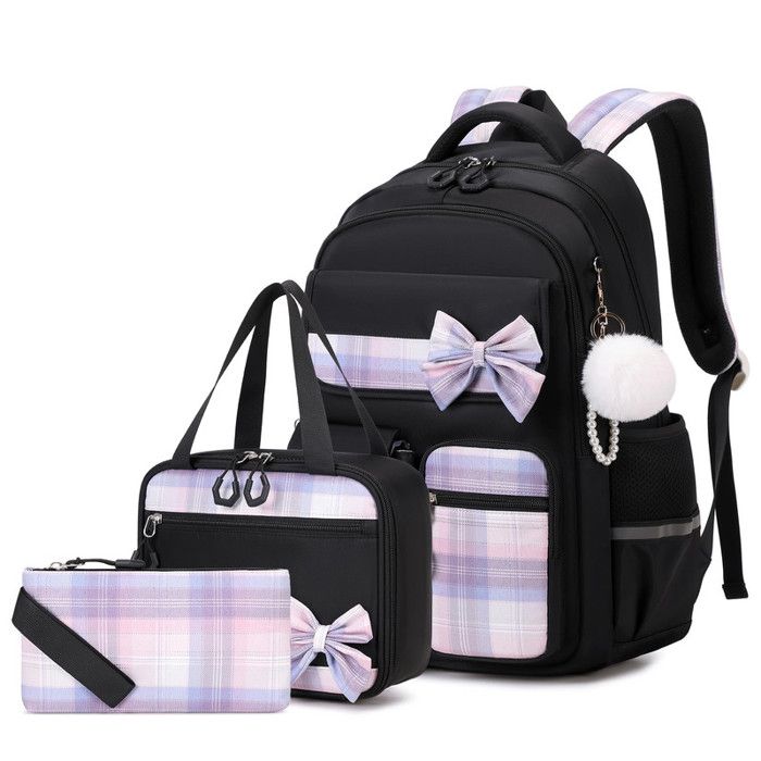 Sac à Dos Fille Primaire Amythe - Cartable CE2 à CM2 Avec Pochette Monnaie, Bande Réfléchissante, 31x16x45 Cm