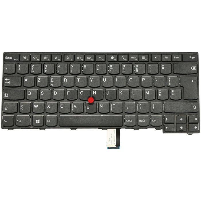 Clavier AZERTY Français Reconditionné Pour Lenovo Essential B50 - Noir