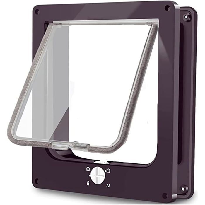 Meilleurs prix pour Chatière Magnétique 4 Voies - WOODOURS - Brun - Facile à Installer - Taille L