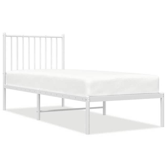 Cadre de lit - VIDAXL - Promotion doctobre - Métal - 75x190cm - Tête de lit incluse