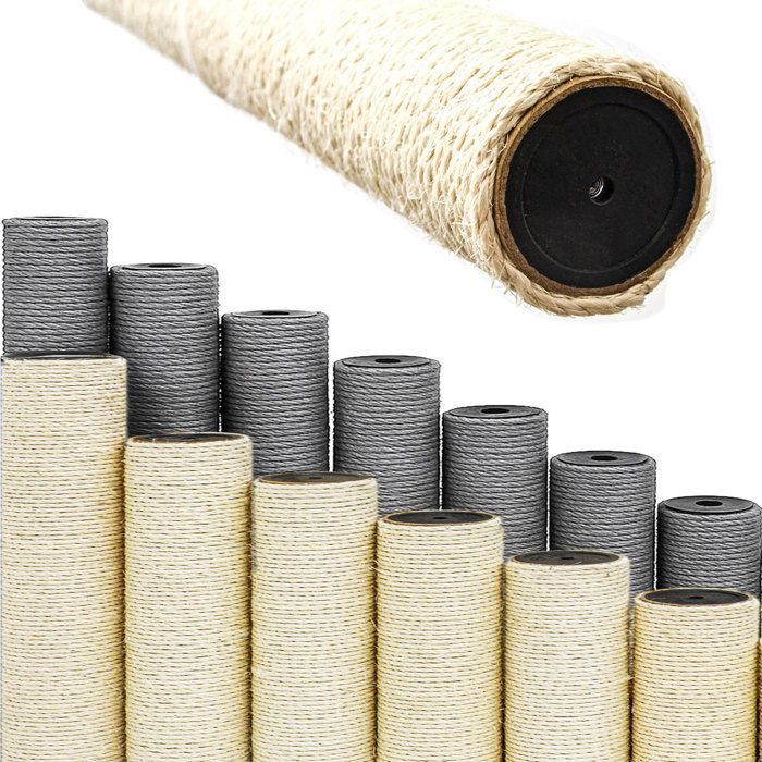 Meilleurs prix pour 55 cm Poteau de Rechange Arbre à Chat Ø 92 cm - M8 Colonne - Grattoir en Sisal