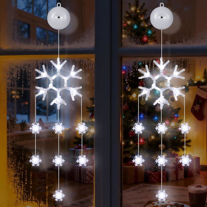 Père Noël Flocon De Neige Renne Joyeux Noël Veille De Noël Rideau De Douche Salle De Bains Décor