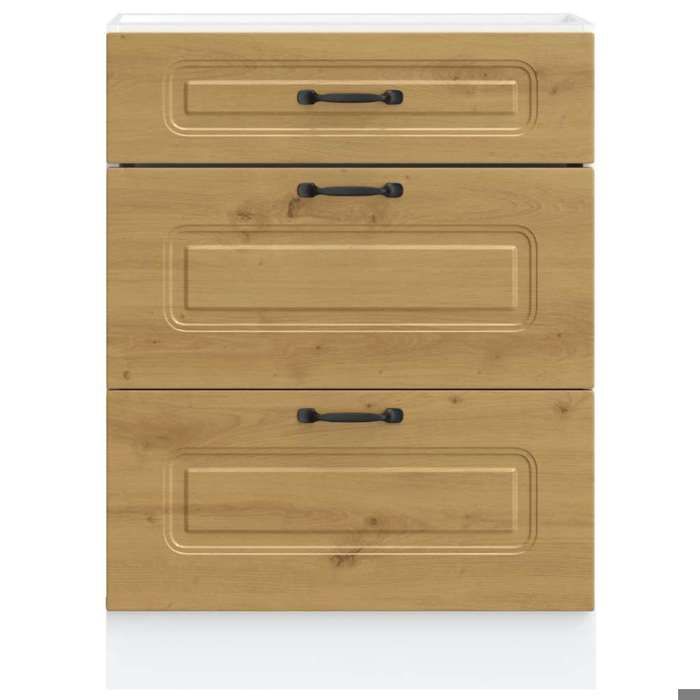 SALE dhiver Placard/Armoire de cuisine - mango - avec rangement - Kalmar chêne artisanal bois dingénierie EU494
