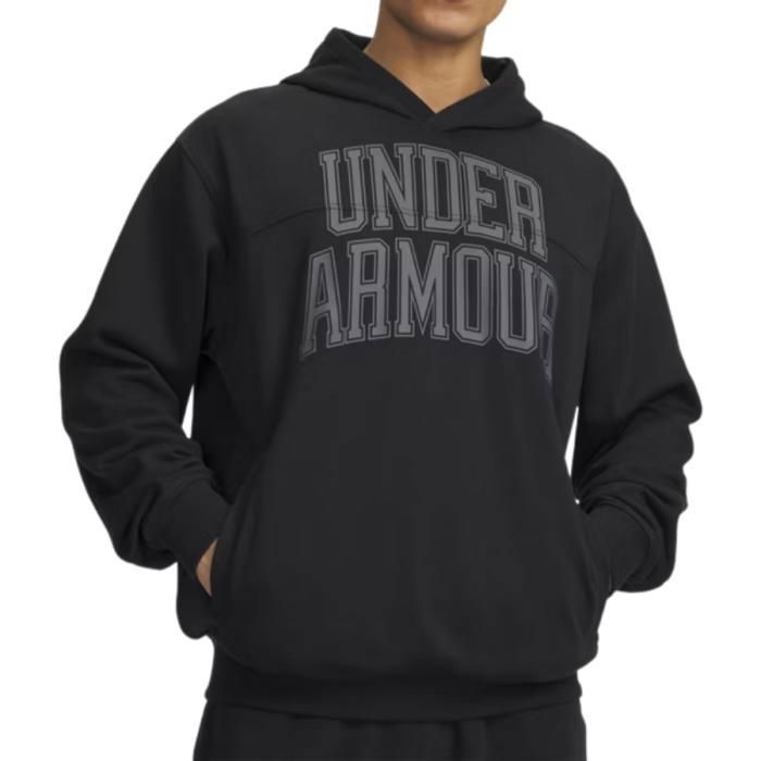 Sweat à capuche Under Armour Rival Lightweight Graphic noir