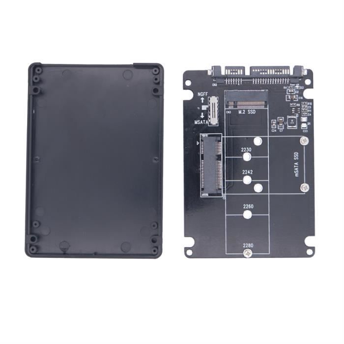 Boîtier MSATA SSD ORICO - Adaptateur USB 3.0 - Sans Outil - Jusqu'à 2 To - Transparent