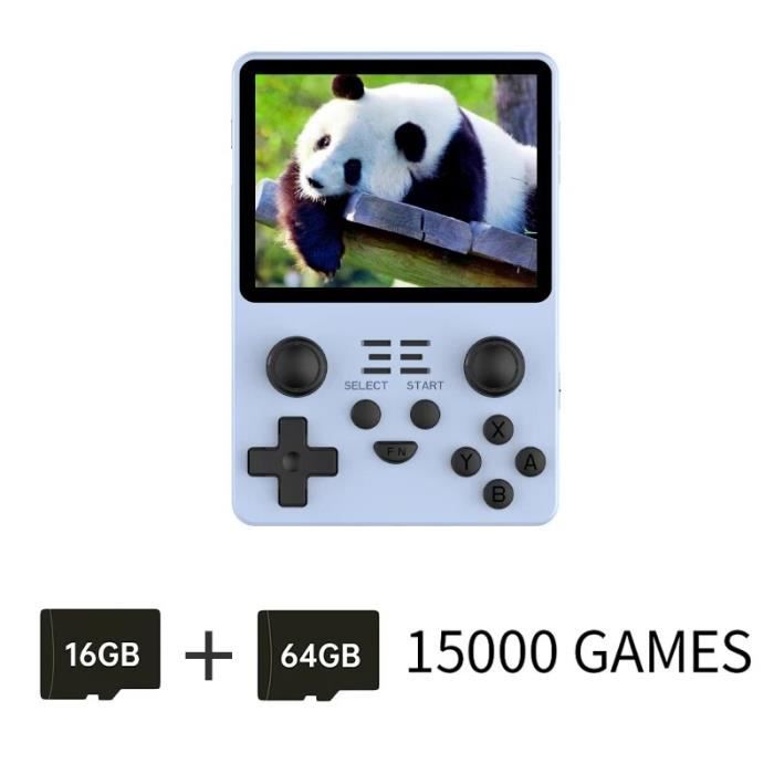Console de jeu portable pour X9 Rétro, avec écran IPS de 5,5, 6200+ jeux classiques, support multi-émulateurs, sortie TV et stockage extensible de 8 Go
