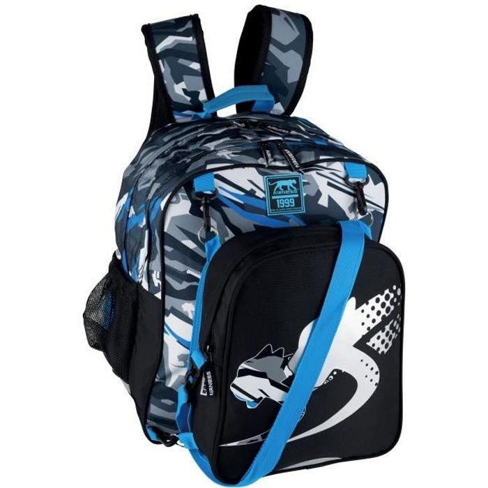 AIRNESS Sac Borne avec Besace Amovible Dart 2 compartiments