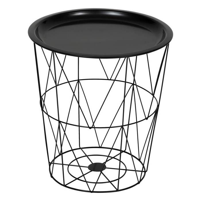 Table dappoint Kumi noir 40x37x37cm - Atmosphera Créateur dintérieur Table dappoint Kumi noir 40x37x37cm - Atmosphera Créateur dintérieur