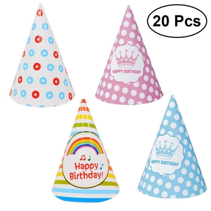 Pcs Sparkle Anniversaire Cone Chapeau Princesse Prince Couronnes Pour Fille Et Garcon Cdiscount Bricolage
