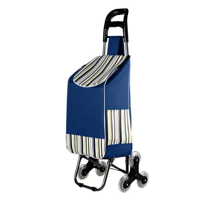 Chariot De Courses Pliable Strex - Sac Amovible 45L - Roues XXL - Capacité 45kg - Pour Supermarché, Marché - 2