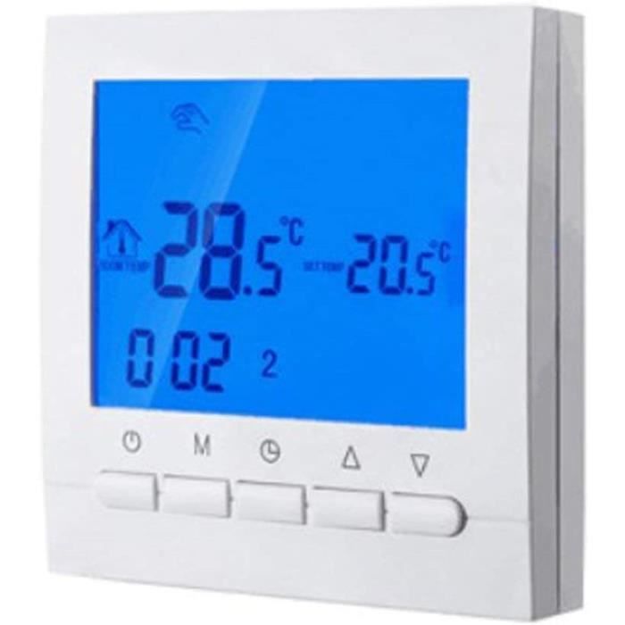 Thermostat programmable pour chauffage au sol[839] Cdiscount Bricolage