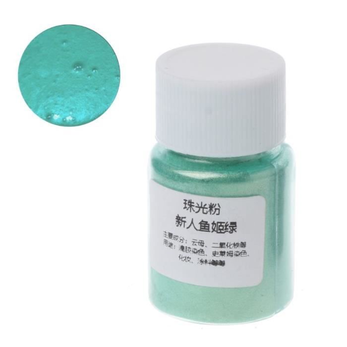Pigment Poudre Mica Doré 20g - Colorant Nacré Pour Résine époxy, Savon, Maquillage, Ongles - Café Foncé - 9