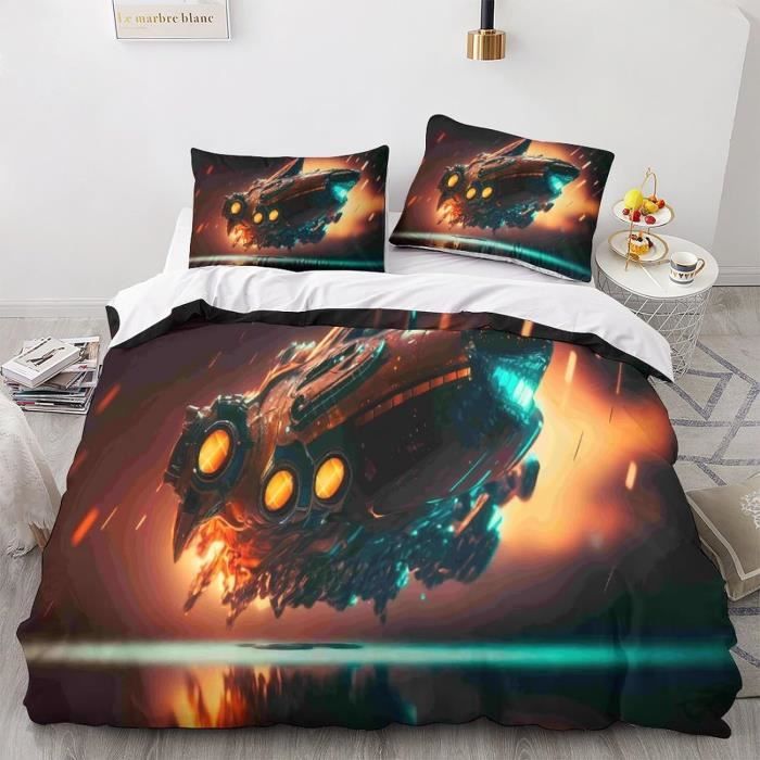 Promo Couette 140 X 200 Cm + 1 Oreiller 60 X 60 Cm Dodo Chez Cora