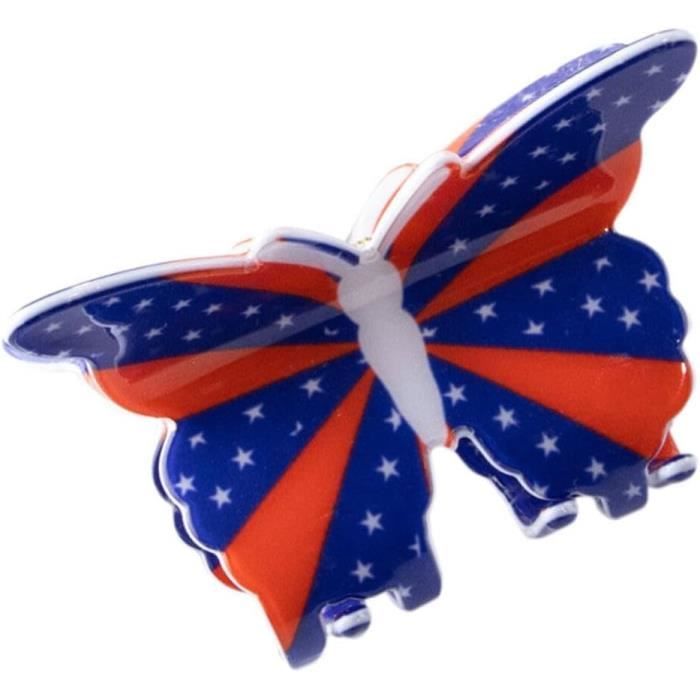 Bandeau Papillon Avec 8 Barrettes – Serre-tête Léger – Accessoire Cheveux Pour Fête, Cosplay, Mariage – Couleur Aléatoire
