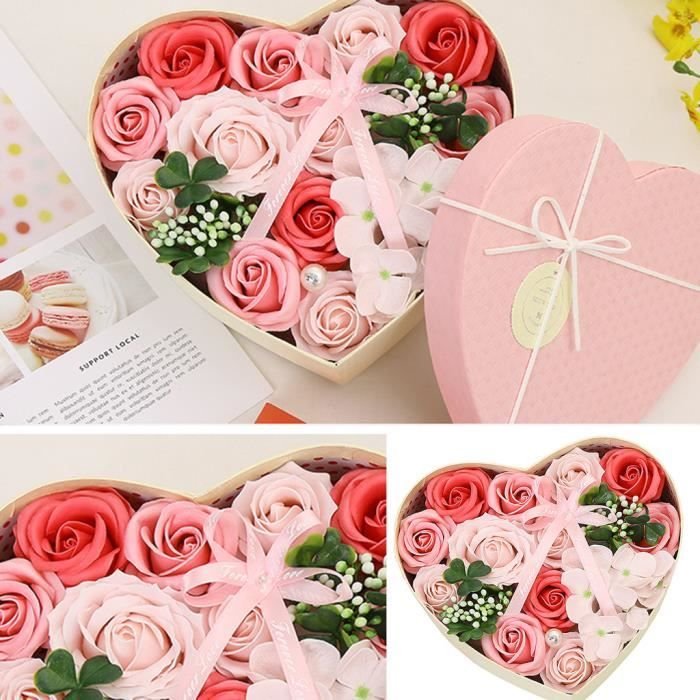 Bricolage Fete Des Meres Savon Fleur Rose Coffret Cadeau Bouquet De Mariage Accueil Festival De Cadeaux A5586 Cdiscount Maison