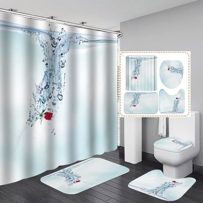 Panneau mural pour salle de bain - Carreaux marocains verts et roses 200 x 50 cm | Leroy Merlin