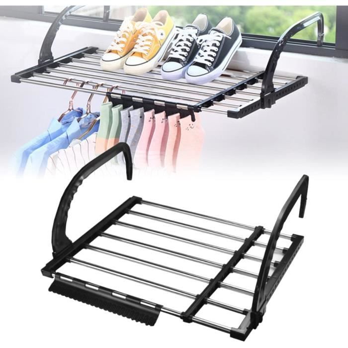 Sèche-linge pour radiateur WENKO, Idéal aussi sur balcon, baignoire