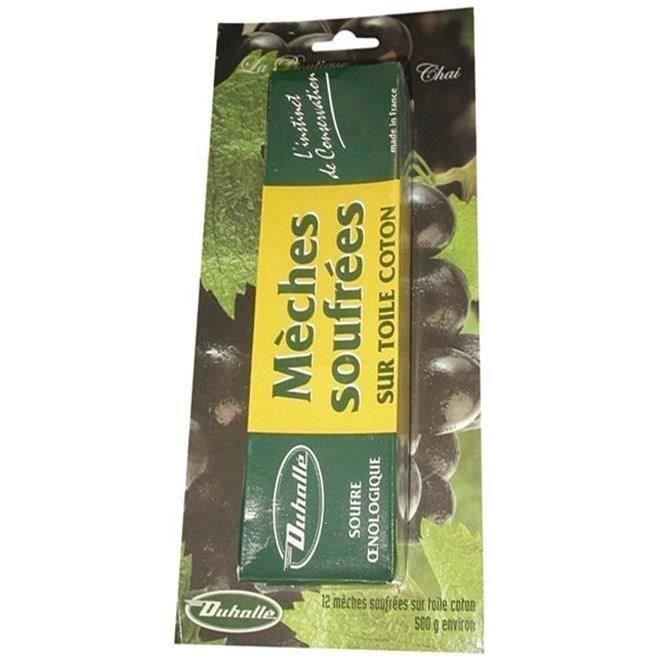 Mèche soufrée 500 g - x12 - jaune