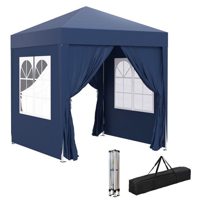 Carpa Plegable Amazon Outsunny Tonnelle De Jardin Tente Pliante