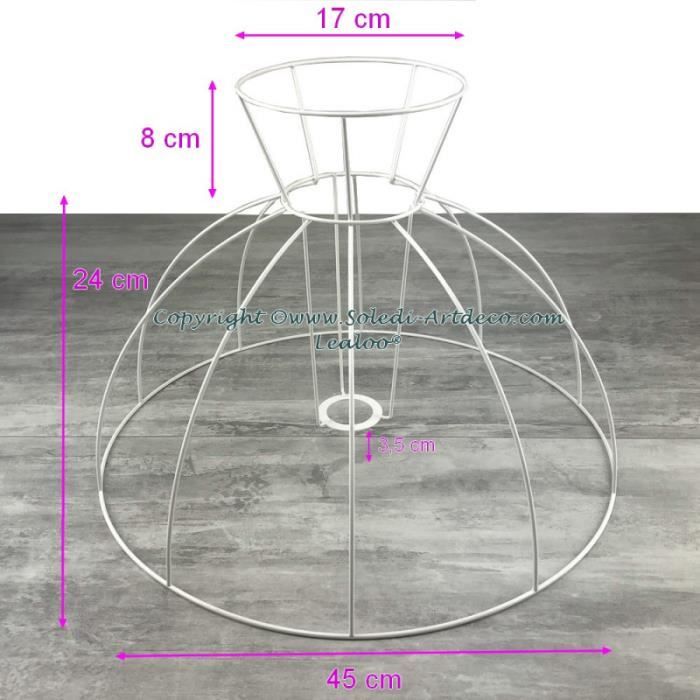 Support Abat-jour DIY 2 Cercles Métalliques Dorés 70cm - Pour DIY Abat-Jour, Attrape-Rêves, Décoration Murale Supports Attrape-rêves