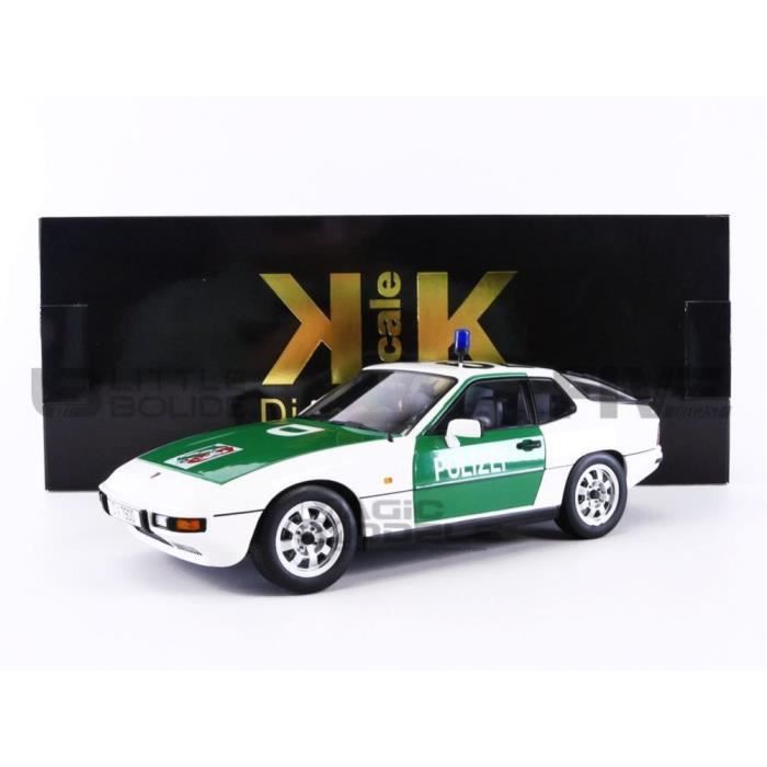 Voiture Miniature 1:18 Porsche 924 Police De Düsseldorf 1985 - KK Scale