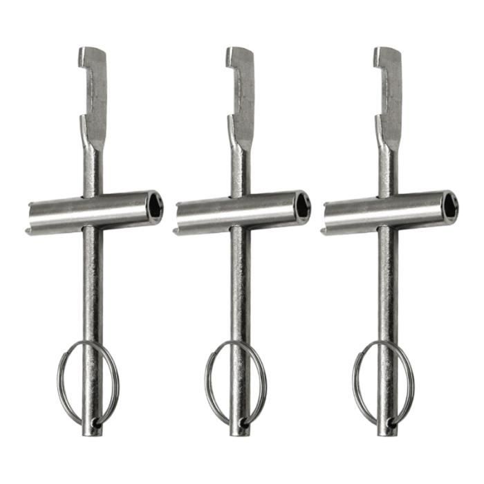 Clé De Compteur D'eau 4 En 1 - Outil En T Multifonction Pour Vannes, Robinets, Plomberie Maison/jardin
