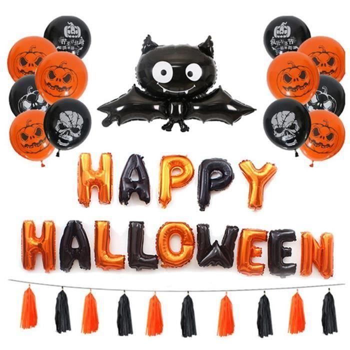 Mogoi Halloween Decoration Jeu De Ballon En Aluminium Pour Chambre Ktv Bar  Magasins Chauve-Souris Style 2 - Cdiscount Maison