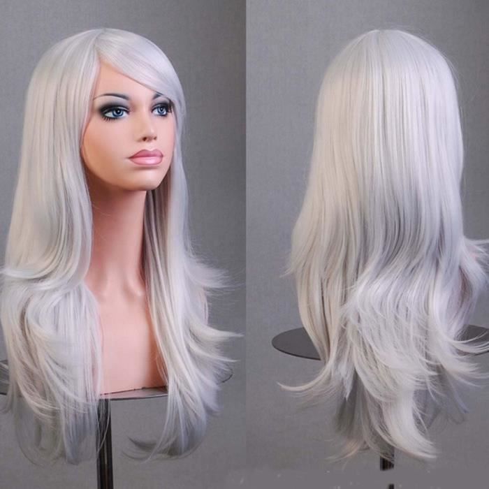 Perruque Cosplay Enid Sinclair - Longueur 70 Cm, Boucles Roses Ondulées Avec Queue - Pour Halloween, Fêtes