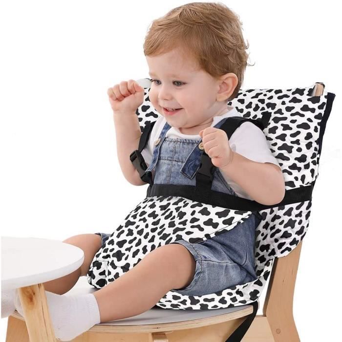 Portable Chaise Tissu De Voyage Haute Siege D Appoint Pour Bebes Infant Blanc Cdiscount Puericulture Eveil Bebe