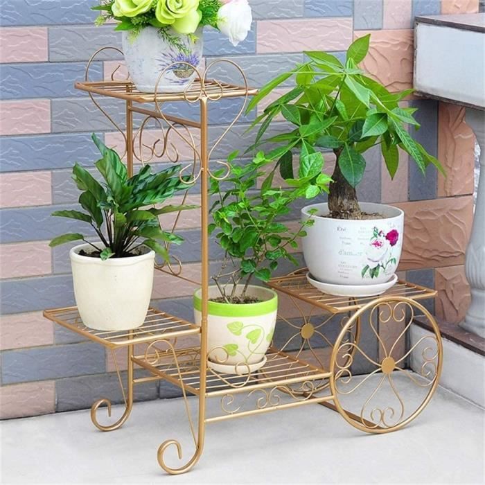 Stand De Fleurs Étagère De Fleur Créative Indoor Provincial Espace En Fer Forgé Balcon Salon